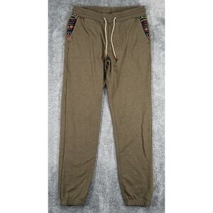 Howler Bros Mellow Mono Sweatpants Mens M 32" Olive Fleece Joggers Pants Casual